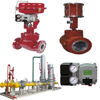 Masoneilan 41005 Regulador de pressão válvula de controlo de caudal com flanges com atuadores SVI-2/SVI-3