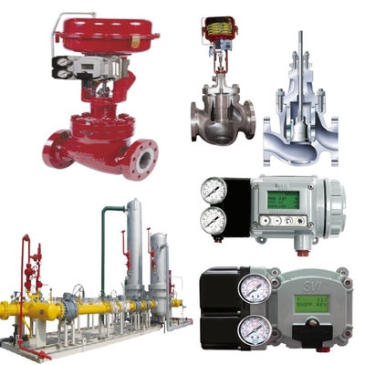 Masoneilan 41005 Regulador de pressão válvula de controlo de caudal com flanges com atuadores SVI-2/SVI-3