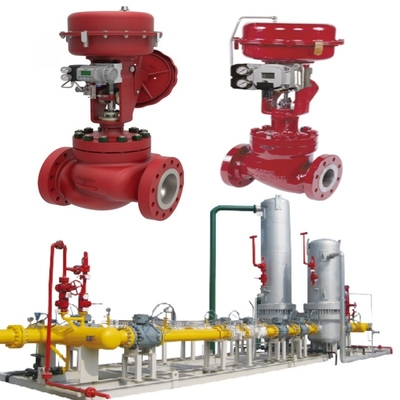 Masoneilan 41005 Regulador de pressão válvula de controlo de caudal com flanges com atuadores SVI-2/SVI-3
