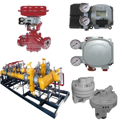 Valvula de comutação de válvula com Masoneilan 10000 Válvula de controle de aço carbono Tipo 87/88 Actuador pneumático SVI II SVI3 Valvula de posicionamento