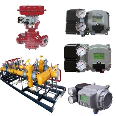 Valvula de comutação de válvula com Masoneilan 10000 Válvula de controle de aço carbono Tipo 87/88 Actuador pneumático SVI II SVI3 Valvula de posicionamento