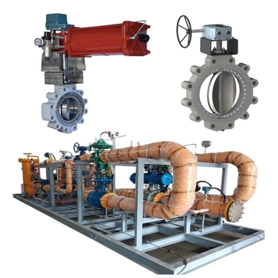 Valve Switching Skid Masoneilan 33000 Válvula borboleta de aço inoxidável SVI1000 SVI II SVI3 Valve Positioner BR200 BR400 Amplificador