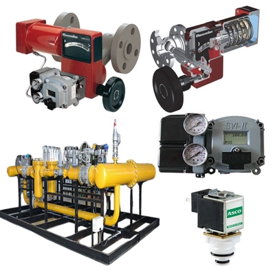 Valva de gás natural deslizando por Masoneilan 35002 válvula de controle tipo 35 atuador SVI1000/SVI2/SVI3 posicionador válvula solenoide ACSO