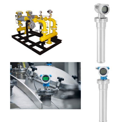 Instalação de deslizamento Ponto de não contacto Medida radiométrica do nível Endress + Hauser Gammapilot FMG50 Transmissor compacto