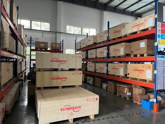 Válvula de controlo chinesa com Flowserve 3200MD Série Positioner Válvula Digital e ASCO Válvula Solenoide em estoque