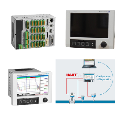 Skid - Mount Data And Energy Manager com até 20 entradas analógicas / HART e 14 entradas digitais Endress+Hauser Memograph M RSG45