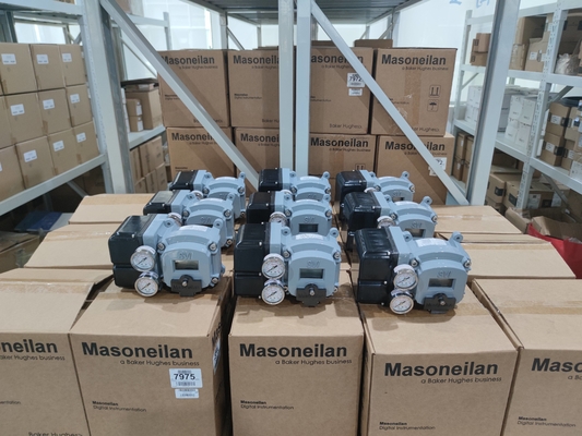 Válvula de guia superior chinesa de ângulo reto com posicionador de válvulas Masoneilan SVI2