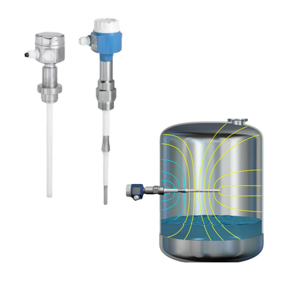 Aplicações de deslizamento-montagem Detecção de nível de ponto de capacidade Endress+Hauser Liquicap FTI51