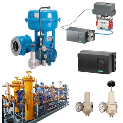Válvula de controlo rotativa excêntrica com posicionador de válvulas Siemens 6DR5010 para controlo de fluido preciso