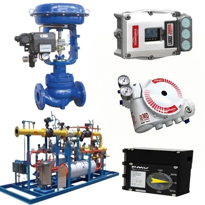 Válvula de controlo linear de 2 vias / 3 vias em corpo de aço inoxidável DN15 a DN600