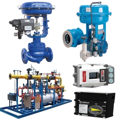 Válvula de controlo linear de 2 vias / 3 vias em corpo de aço inoxidável DN15 a DN600