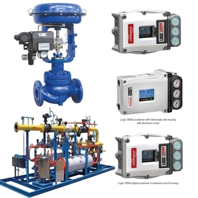 Válvula de controlo linear de 2 vias / 3 vias em corpo de aço inoxidável DN15 a DN600