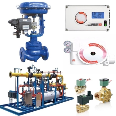 Válvula de controlo linear de 2 vias / 3 vias em corpo de aço inoxidável DN15 a DN600