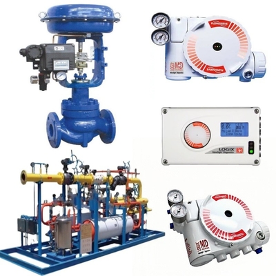 Válvula de controlo linear de 2 vias / 3 vias em corpo de aço inoxidável DN15 a DN600