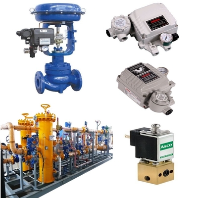 Áreas de pressão da válvula de controlo pneumático Azbil PN1.6MPa a 42MPa