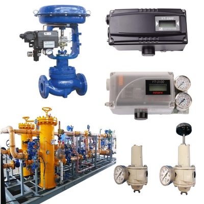 Áreas de pressão da válvula de controlo pneumático Azbil PN1.6MPa a 42MPa