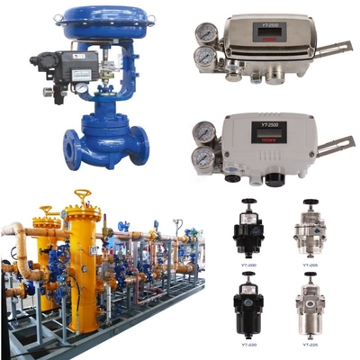 Áreas de pressão da válvula de controlo pneumático Azbil PN1.6MPa a 42MPa