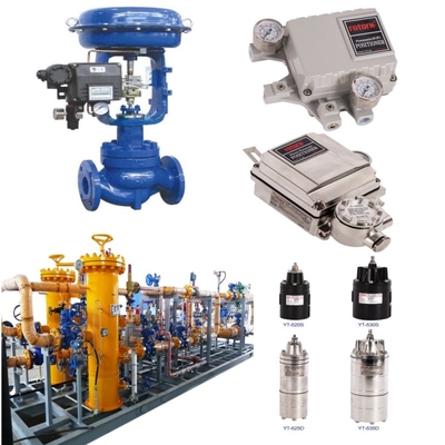 Áreas de pressão da válvula de controlo pneumático Azbil PN1.6MPa a 42MPa