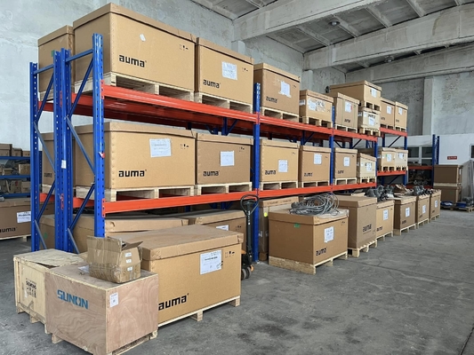 Sistema de deslizamento de gás e óleo Utilização AUMA SA 07.2 a 16.2 SAREx 25.1 a 40.1 Actuador multi-torno em estoque
