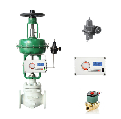 Posicionador de válvula de fluxo 3800 520MD 3200MD Com válvulas solenoides ASCO para válvula de esfera de controle pneumático