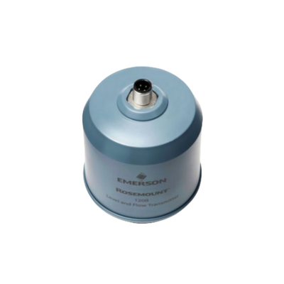 Unidade de tratamento de água montada em patins com Emerson Rosemount Modelo 1280 Radar sem contato Nível e fluxo
