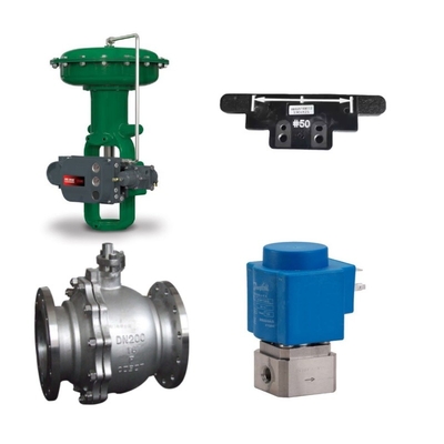 China válvula de controle com TopWorx Dxp limite Switch Danfoss válvula solenoide e Fisher DVC2000 DVC6200 Smart Valve posicionador banda magnética e suporte