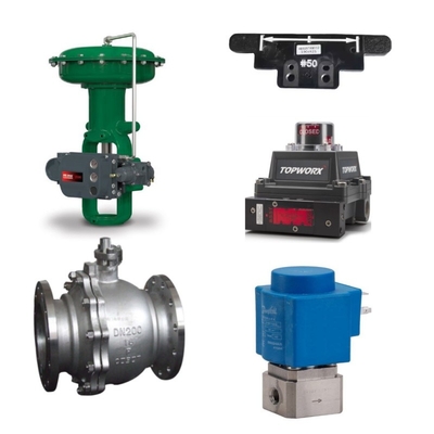 China válvula de controle com TopWorx Dxp limite Switch Danfoss válvula solenoide e Fisher DVC2000 DVC6200 Smart Valve posicionador banda magnética e suporte