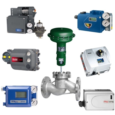 Grande estoque de válvulas de controlo chinesas com atuadores Fisher e Fisher / Foxboro / Spirax Sarco / Neles / Flowserve Valve Positioners