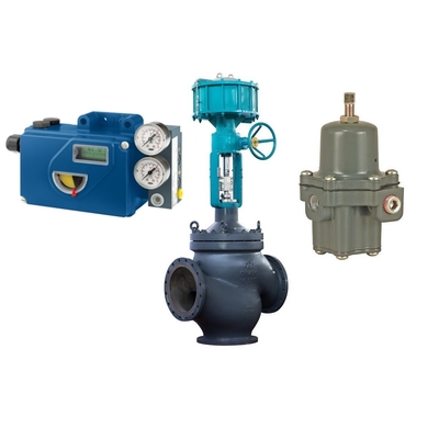 Válvulas de controlo chinesas de alta qualidade com Fisher 67CFR regulador de filtro e ASCO cinco posições válvula de solenoide de três vias Foxboro SRD991 posicionador de válvula