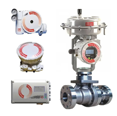 Válvula de controlo equipada com Flowserve Logix 520MD Smart Valve Positioner Bracket Pneumatic Actuator SMC Filter Pressure Reducing Valve