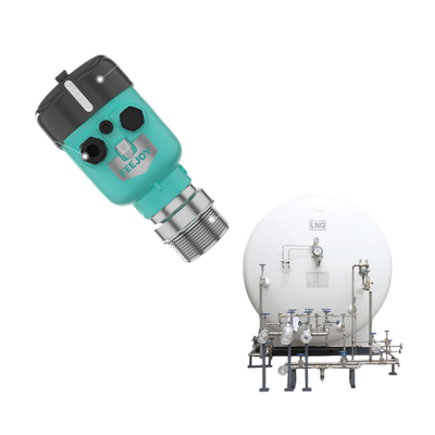 Medição do nível do contentor com o transmissor de nível de radar FeeJoy RRF5 de 80 GHz