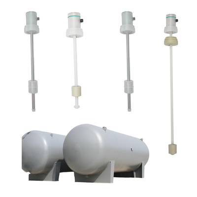 PVDF PP PFA Transmissor de nível anticorrosivo FeeJoy FJM-L Transmissor de nível magnetostrictivo para tanques de armazenamento