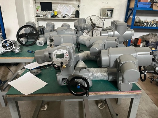AUMA SA07.2 SA07.6 Atuador de válvulas elétricas de comando com caixa de velocidades GST e comando do atuador AM para controlo preciso