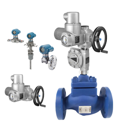 Actuador Elétrico Auma Novo e Original para válvula Spiraxsarco com Medidor de Fluxo da Série Rosemount 3144P para Indústria de Petróleo e Gás