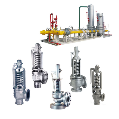 Compressor de ar Compressor de pressão de pressão de cruzamento e válvulas de segurança de aço inoxidável Ferro fundido para aplicações de segurança de vapor