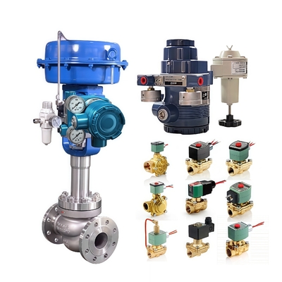 Válvula de controlo pneumático original Asbil Smart Valve Positioner AVP300 AVP301 AVP302 12v 24v 2 Way Asco Solenoide Valve