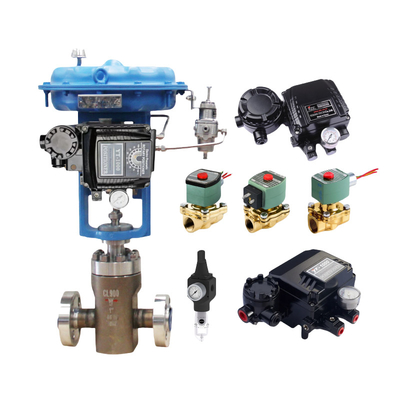 Rotork YT-1000R Válvula de controlo automático do caudal Electro-Pneumatic Valve Positioner e Fisher 67C 67CFR 67CFSR Regulador de filtro