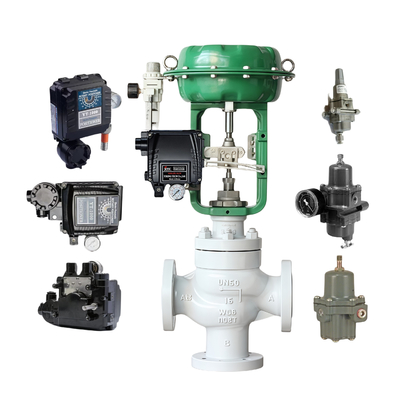 Rotork YT-1000R Válvula de controlo automático do caudal Electro-Pneumatic Valve Positioner e Fisher 67C 67CFR 67CFSR Regulador de filtro