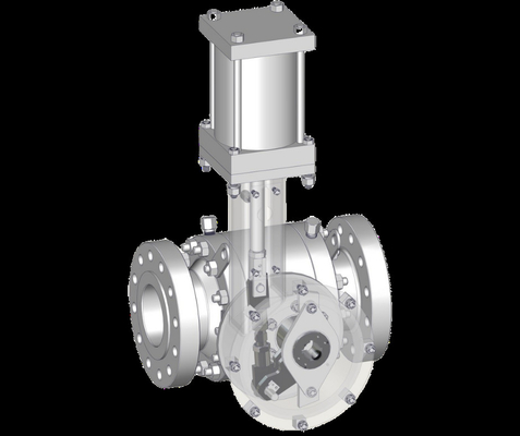 VRG Válvulas de controlo pneumáticas Válvula de controlo rotativa linear Fisher DVC6200 Posicionador de válvulas para aplicações de controlo de gás natural