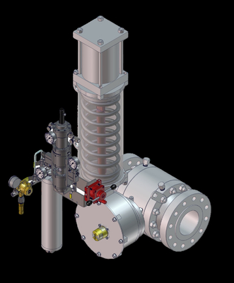 VRG Válvulas de controlo pneumáticas Válvula de controlo rotativa linear Fisher DVC6200 Posicionador de válvulas para aplicações de controlo de gás natural