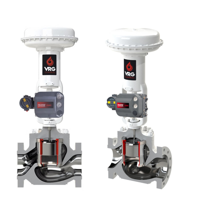 VRG Válvulas de controlo lineares pneumáticas LHPA-DA LHPA-SR Endereço Atenuamento caracterizado do caudal e do ruído para o controlo do gás natural