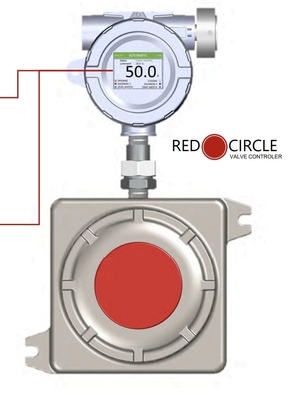 VRG Válvulas de controlo rotativas pneumáticas VPC-SA Controladores piloto de válvulas RCVC Controlador de válvulas de círculo vermelho para aplicações de gás natural