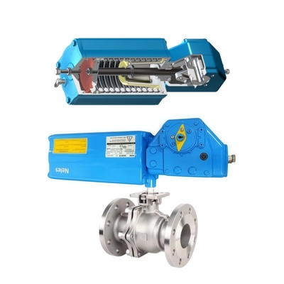 Stock Neles K Series Limit Switch Duplo Ação B1 Valmet Tipo de pistão Quarter Turn Actuadores Pneumáticos com válvula de bola