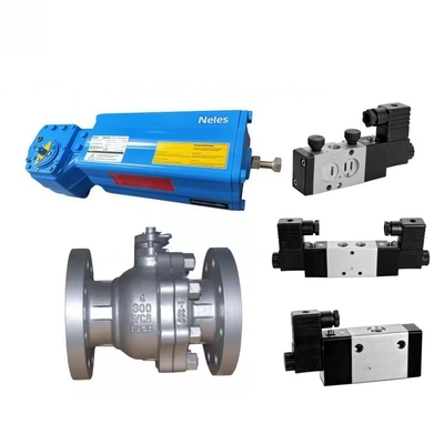 Stock Neles K Series Limit Switch Duplo Ação B1 Valmet Tipo de pistão Quarter Turn Actuadores Pneumáticos com válvula de bola