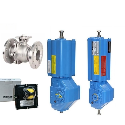 Stock Neles K Series Limit Switch Duplo Ação B1 Valmet Tipo de pistão Quarter Turn Actuadores Pneumáticos com válvula de bola