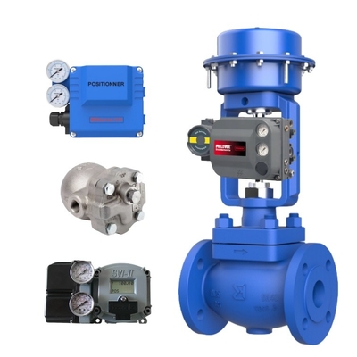 Masoneilan SVI2 Pneumático de controlo de válvula de posicionamento e Spirax Vapor Trap para Bithermo válvula em estoque