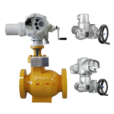 A 2000 Axial Electric Flow Control Valve Factory Customizado OEM Rotork Auma Limitorque Controlador de Atuador de válvula elétrica