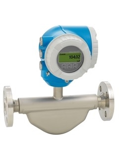 Medidor de fluxo de massa de Coriolis de faixa média Líquidos Gás Prolina Promass E 300 Endress+Hauser Medidor de fluxo digital de Coriolis