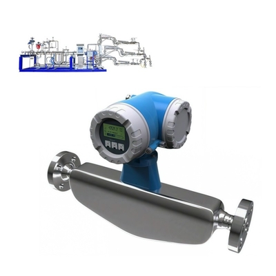 Medidor de fluxo de massa de Coriolis de faixa média Líquidos Gás Prolina Promass E 300 Endress+Hauser Medidor de fluxo digital de Coriolis