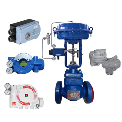 FLOWSERVE/ FOXBORO/ BURKERT Posicionador inteligente Spirax Sarco válvula pneumática para tubos